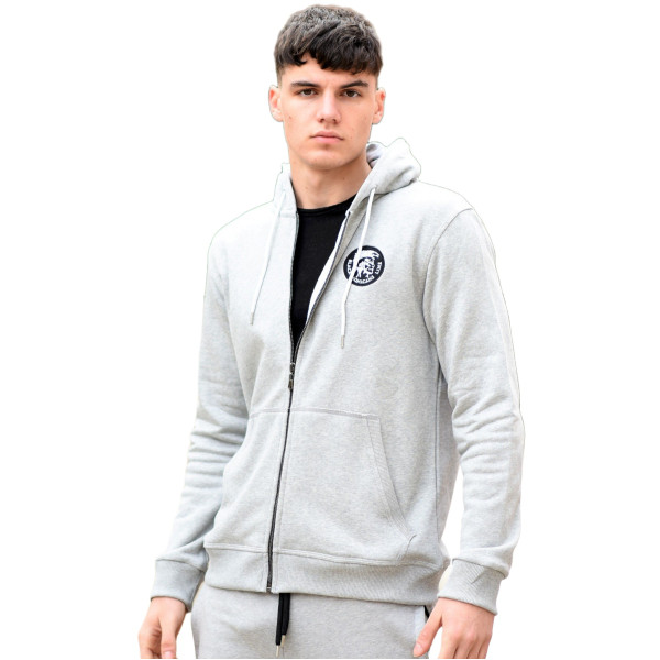 ZIPPER SWEATSHIRT HOODIES MOHICANS 836902 GRAY