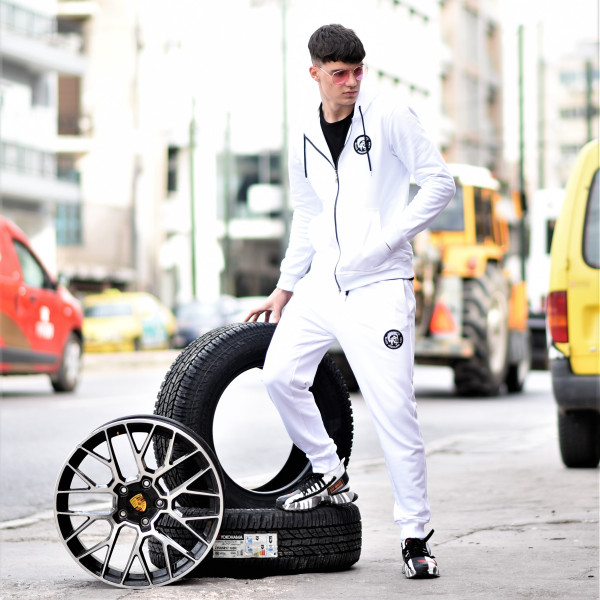 ZIPPER  SWEATSHIRT HOODIES MOHICANS 836902 WHITE