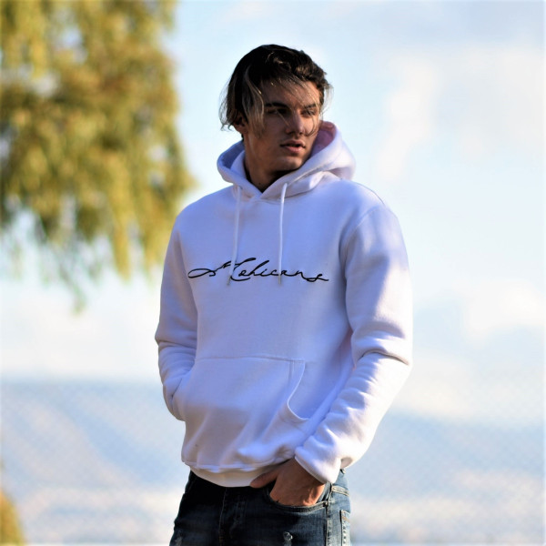 MEN'S SWEATSHIRT HOODED MOHICANS 836903.WHITE