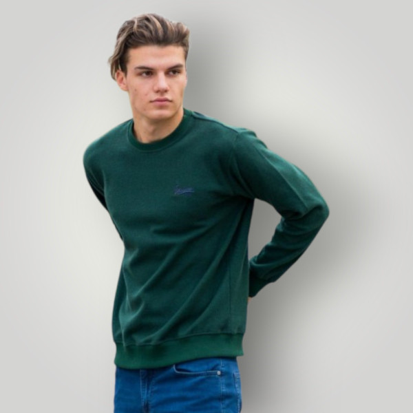 MEN'S BLOUSE SWEATSHIRT CREWNECK MOHICANS 836904 CYPRESS