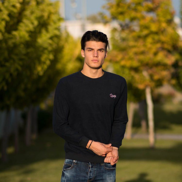 MEN'S BLOUSE SWEATSHIRT CREWNECK MOHICANS 836904 BLUE