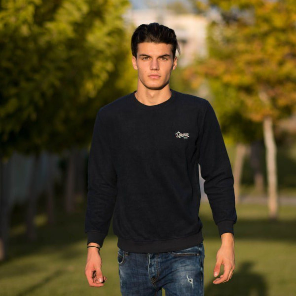 MEN'S BLOUSE SWEATSHIRT CREWNECK MOHICANS 836904 BLUE