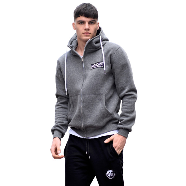 ZIPPER CARDIGAN SWEATSHIRT MOHICANS 836905 GRAY