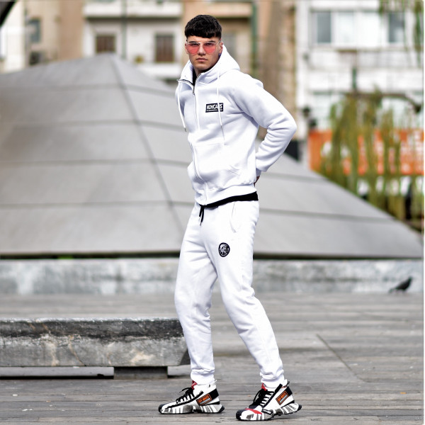 ZIPPER CARDIGAN SWEATSHIRT MOHICANS 836905 WHITE