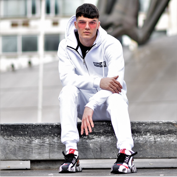 ZIPPER CARDIGAN SWEATSHIRT MOHICANS 836905 WHITE