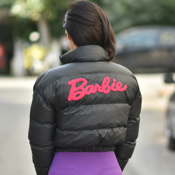 Γυναικείο μπουφάν Mohicans Puffer Barbie 8383-01 Μαύρο