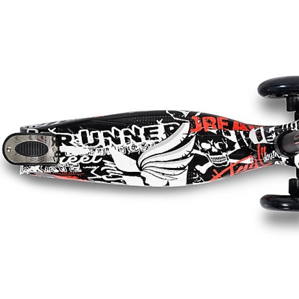 ΠΑΙΔΙΚΟ ΠΑΤΙΝΙ ΑΝΑΔΙΠΛΟΥΜΕΝΟ FLASH WHEELL ΤΡΙΤΡΟΧΟ 867654 ΜΑΥΡΟ