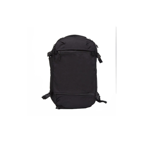 Ozuko Ανδρικό Υφασμάτινο Σακίδιο Πλάτης Αδιάβροχο με Θύρα USB 8983L Μαύρο