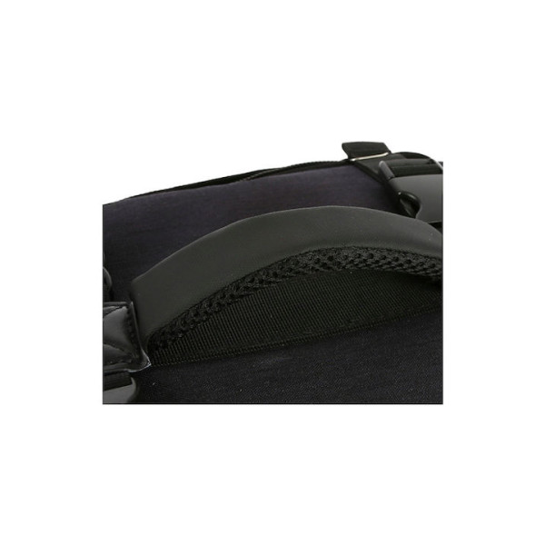 Ozuko 9008 Ανδρικό Υφασμάτινο Σακίδιο Πλάτης Αδιάβροχο με Θύρα USB Μαύρο