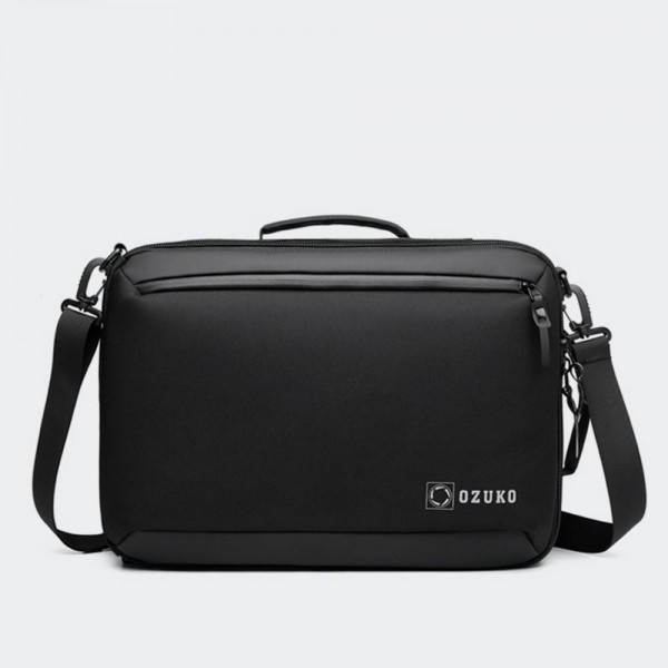 Ozuko  Τσάντα Πλάτης για Laptop 15.6" 9.9L Αδιάβροχη 9490S Μαύρο