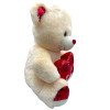 Beige Teddy Bear with Red Heart I Love You 95449 Beige