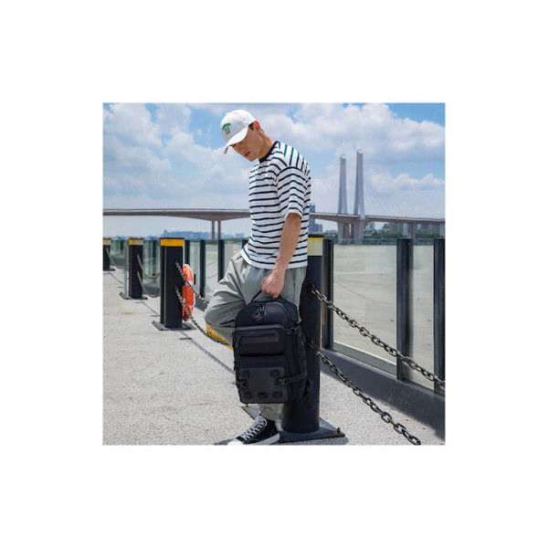 Ozuko σακίδιο πλάτης 25L αδιάβροχο 9601 Μαύρο