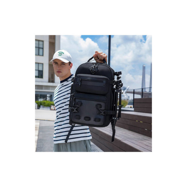 Ozuko σακίδιο πλάτης 25L αδιάβροχο 9601 Μαύρο