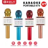 Aσύρματο Μικρόφωνο Bluetooth Καραόκε V7 – Μπλέ