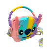 Stitch Silicone Mini Shoulder Bag With Adjustable Shoulder Strap Coin Purse Kids Gifts A7 Colors