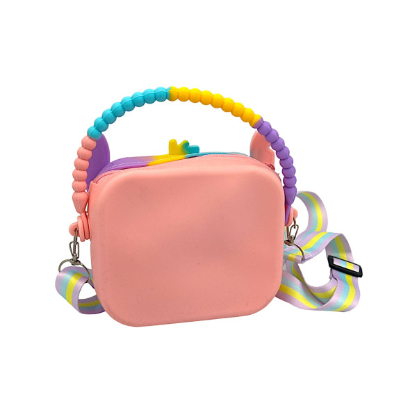 Stitch Silicone Mini Shoulder Bag With Adjustable Shoulder Strap Coin Purse Kids Gifts A7 Colors