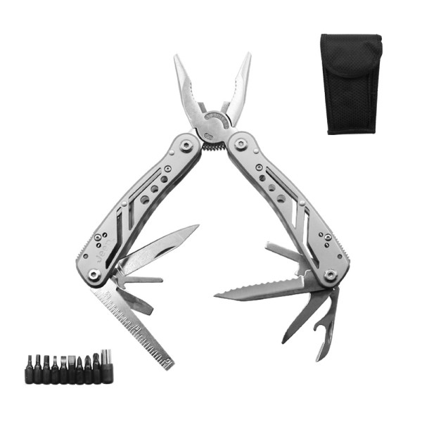 Πολυεργαλείο Τσέπης με Πένσα 9 σε 1 A8 Γκρι