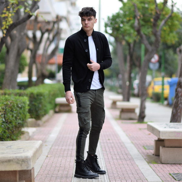 MEN'S TROUSERS CARGO MOHICANS AD7299-1 KHAKI