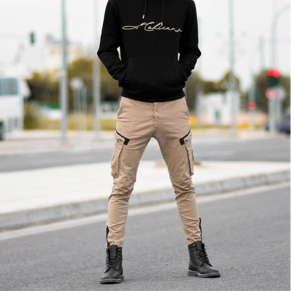 MEN'S  TROUSER CARGO ARMY SAND AD7571-3 BEIGE