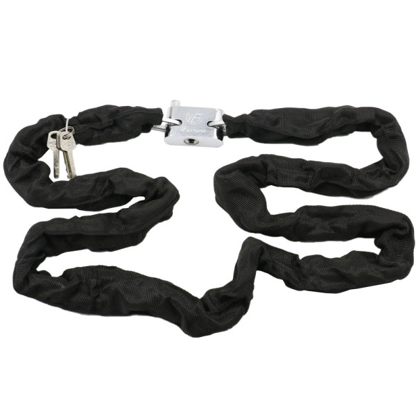 Αντικλεπτική Αλυσίδα Μοτοσυκλέτας με Κλειδαριά 2m W11586-23 Μαύρο