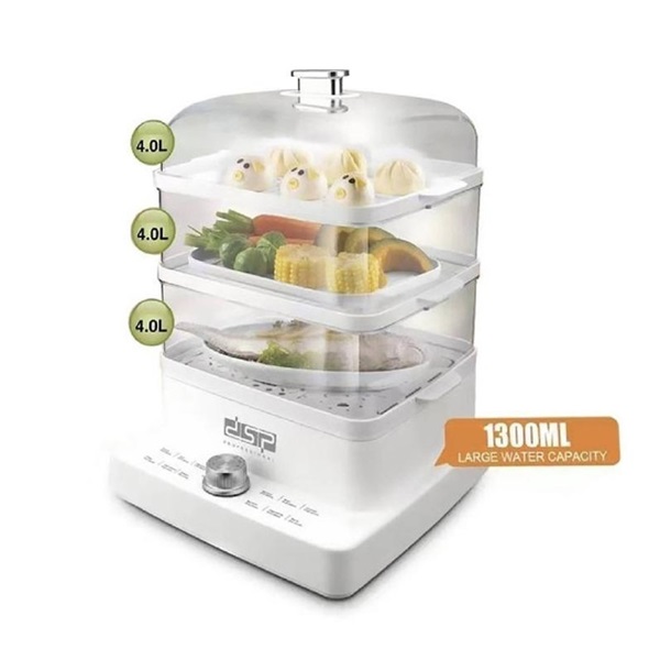 Ατμομάγειρας με 3 Επίπεδα Μαγειρέματος 12lt DSP KA5015