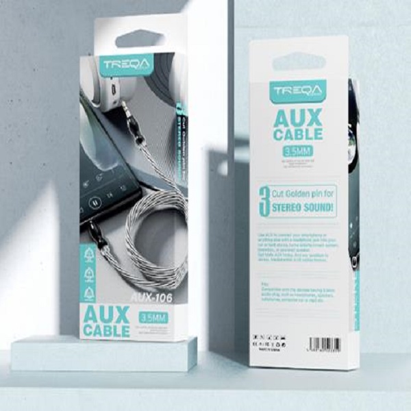 Καλώδιο ήχου με δύο ακροδέκτες 3.5mm AUX-106