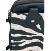 Γυναικείο τσαντάκι ﻿﻿ώμου για τηλέφωνο MOHICANS B7016-1 Ζέβρα