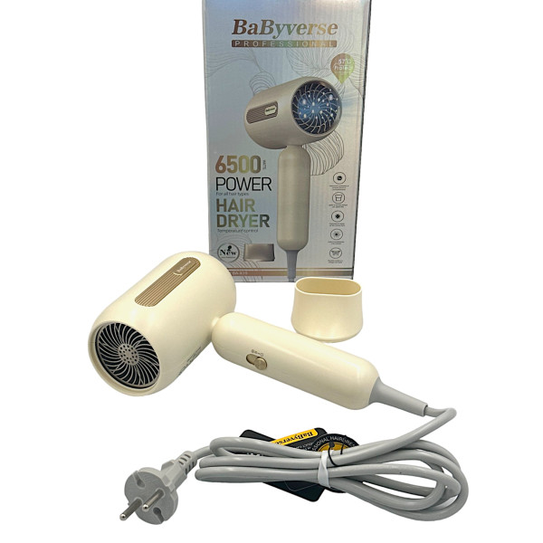 Professional Blower Hair Dryer Ionic 6500W BA-X1 White