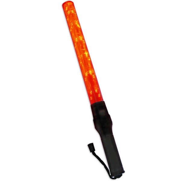 Μπαστούνι LED Ελέγχου Κυκλοφορίας - Φορητός Φακός Έκτακτης Ανάγκης ερυθρός HW-0167