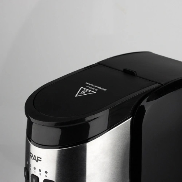 Raf Automatic coffee capsule machine 3 in 1 R.106 Silver-Black