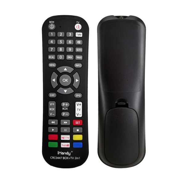 Universal Τηλεχειριστήριο Τηλεόρασης και TV Box iHandy CRC0447 Μαύρο