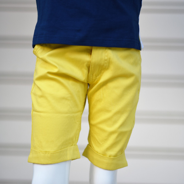 BRO-5137.YELLOW CHILDREN'S SET FOR BOY MOHICANS