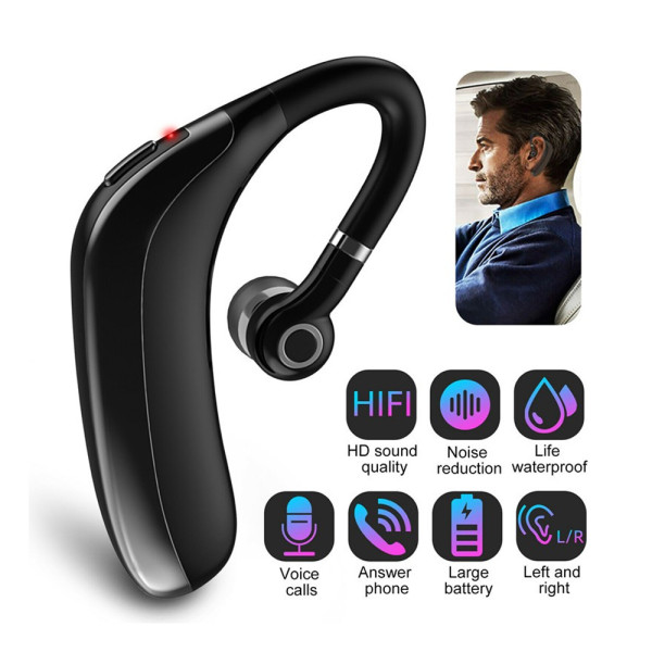 Ακουστικό Bluetooth Handsfree In-ear Treqa BT-29 Μαύρο