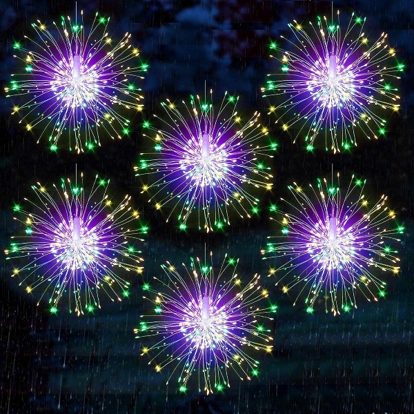 Χριστουγεννιάτικα Λαμπάκια "Πυροτεχνήματα" 210cm BX-033 Πολύχρωμα