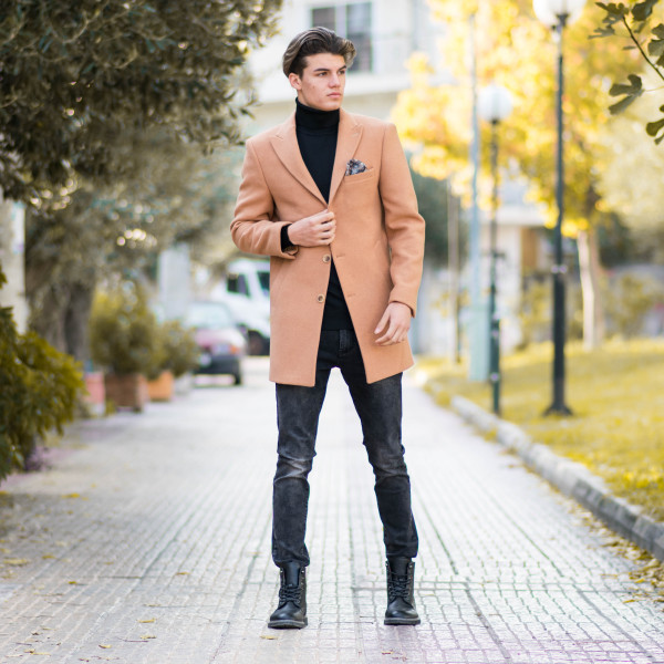 ΑΝΔΡΙΚΟ ΠΑΛΤΟ MOHICANS C-3 ΜΠΕΖ