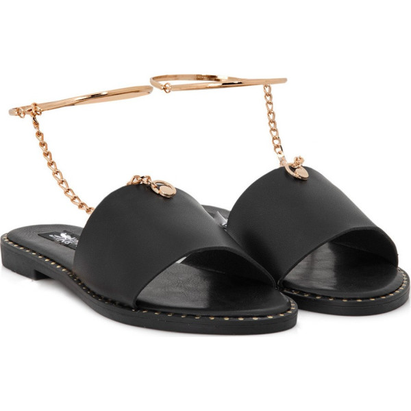 ΓΥΝΑΙΚΕΙΑ ΠΑΠΟΥΤΣΙΑ ΠΑΝΤΟΦΛΑ MOHICANS C057 ΜΑΥΡΟ