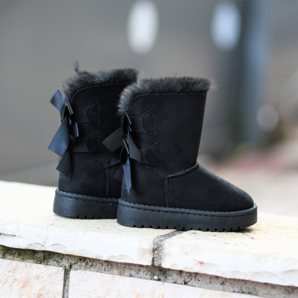 ΠΑΙΔΙΚΟ ΠΑΠΟΥΤΣΙ ΜΠΟΤΑΚΙ  ΓΙΑ  ΚΟΡΙΤΣΙ  MOHICANS C8328 ΜΑΥΡΟ