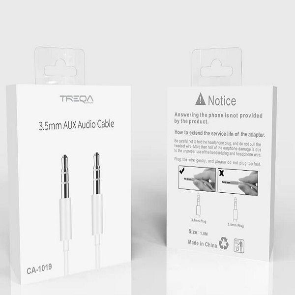 Καλώδιο ήχου με δύο ακροδέκτες 3.5mm 1m CA-1019