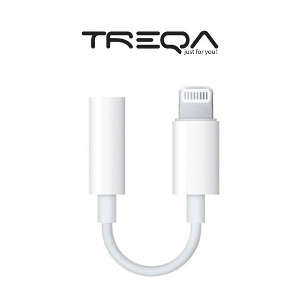 Αντάπτορας Ακουστικών Lightning σε Jack 3.5mm Treqa CA-1052 Λευκό