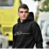 MEN'S SWEATSHIRT HOODED  CALLIGRAPHIC MOHICANS CALLIG01.BLACK