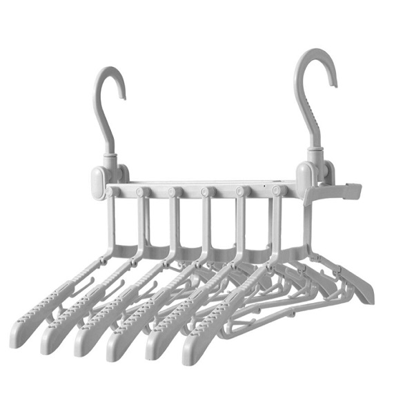 Κρεμάστρα σχάρα ρούχων πτυσσόμενη 6 θέσεων DX-2