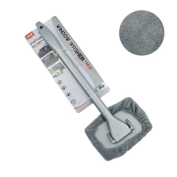 Καθαριστήρας Τζαμιών Αυτοκινήτου με Περιστρεφόμενη Κεφαλή 180° Carsun Γκρι