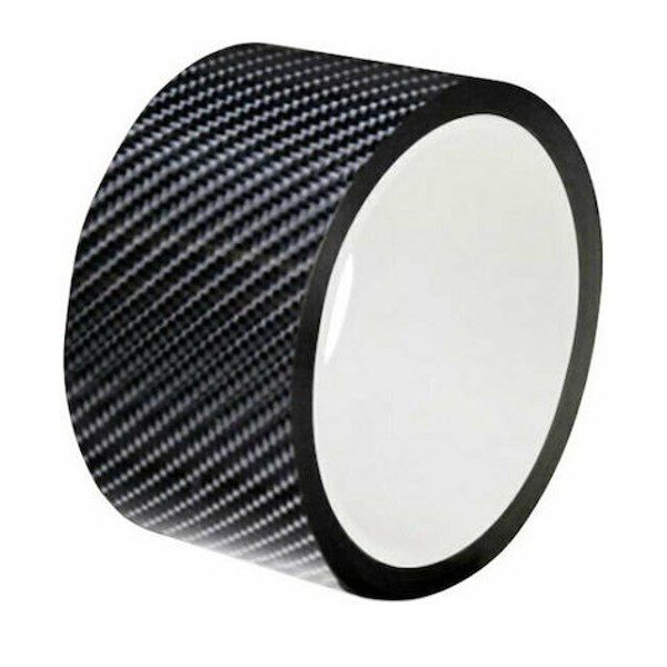 Αυτοκόλλητη προστατευτική ταινία προφυλακτήρα αυτοκινήτου 5x300cm CD-077 Carbon Μαύρη