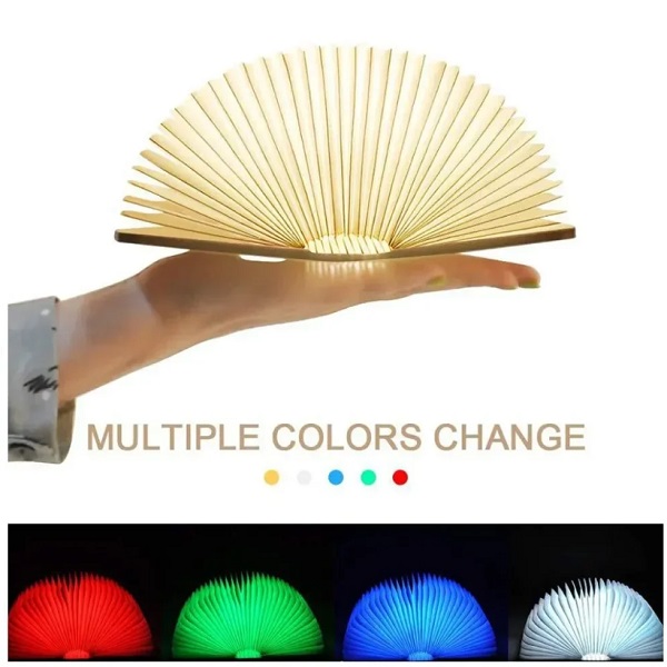 Διακοσμητικό Φωτιστικό Βιβλίο LED RGB με τηλεχειριστήριο CL-013
