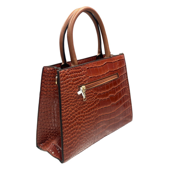 HANDBAG MOHICANS CO-355 BROWN