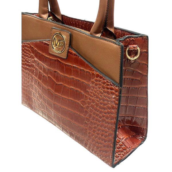 HANDBAG MOHICANS CO-355 BROWN