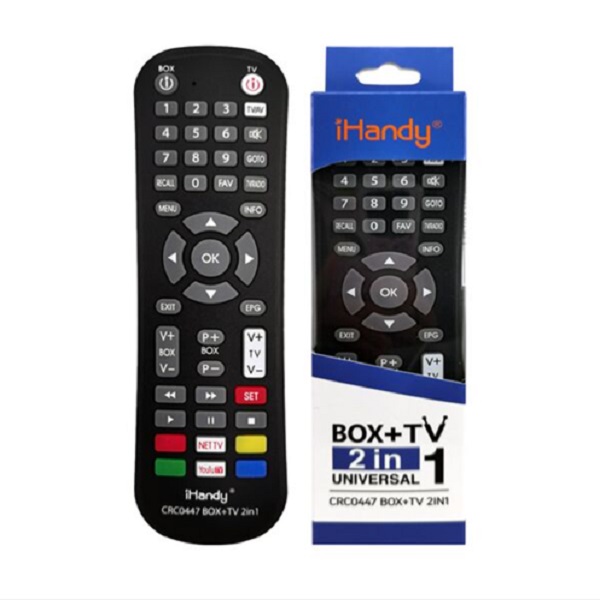 Universal τηλεχειριστήριο τηλεόρασης και TV Box iHandy CRC0447 μαύρο