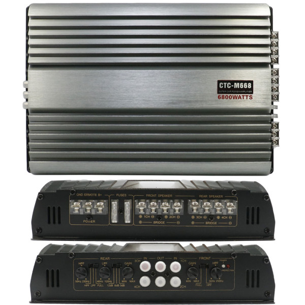 Ενισχυτής Αυτοκινήτου 4 Καναλιών CTC-M668