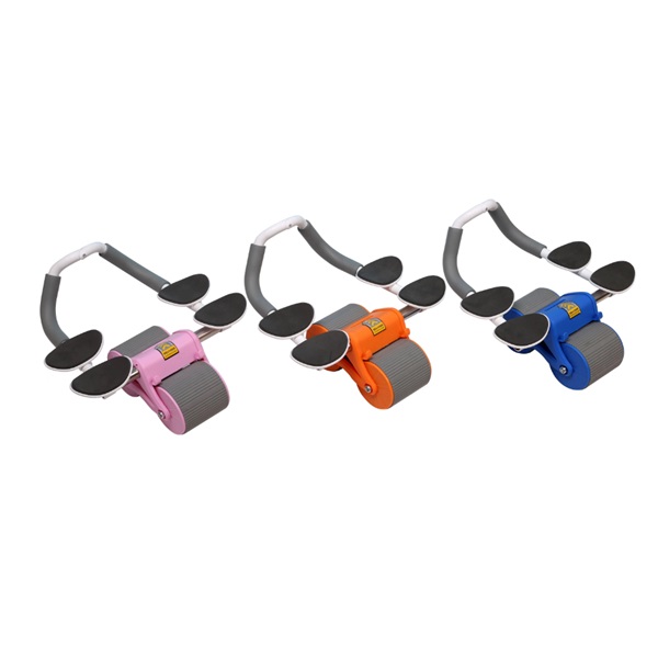 Τροχός γυμναστικής για εκγύμναση κοιλιακών CX-215 Πορτοκαλί/μπλε/ροζ χρώμα