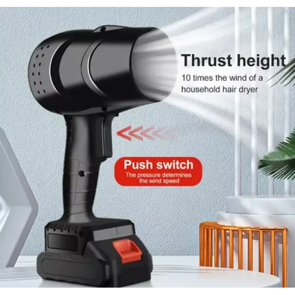 Leaf Blower Dryer Turbine For Car Home And Garden BS-001 Black